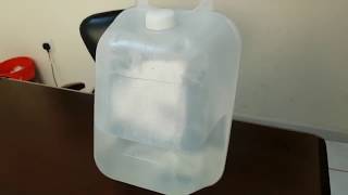 Semi Collapsible Jerry can 10 ltr for relief supply Semi Collapsible Jerry cans Drop Test