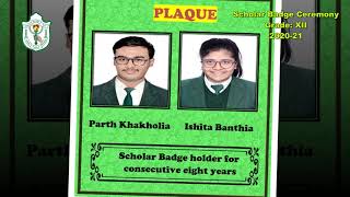 Scholar Badge Ceremony Grade XII (2020-21)