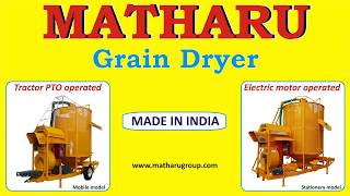 Mobile Grain Dryer "MATHARU INDIA" +91 93577 50574, 93577-50579 #MOBILEGRAINDRYER #PADDYDRYER