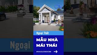 NHÀ MÁI THÁI SÂN VƯỜN TÂY NINH – THIẾT KẾ NHÀ HỢP PHONG THUỶ | THAO LUONG HOME