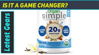 Orgain Simple Vegan Protein Powder - Vanilla: The Sweetest Pea