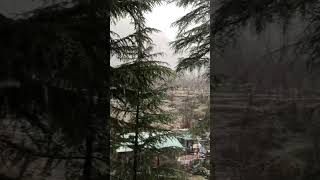 Snowfall in himachal #viral #trending #youtubeshorts #snowfall #manali #hamptapass #himachal #GK 75