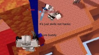 I got a hacker in my game (Roblox Bedwars)