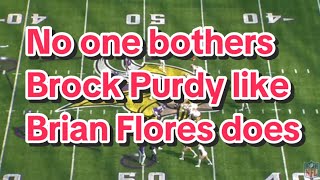 No one bothers Brock Purdy like Brian Flores does