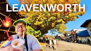 Is Fall A Good Time To Visit Leavenworth, WA? | Affogato In Bavarian Village! ☕️