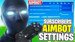 I Tried My Subscribers SETTINGS and THIS Happened... (AIMBOT)