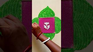 Easy Rangoli design #trending #art #ytshorts #shorts #rangoli #kolam