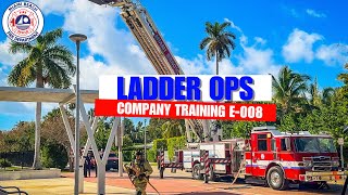 Company Training Evolution 008 Supplying a Ladder Truck / Flowing Jumpline and Aerial Master Stream