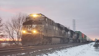 Engineer Steven On NS 28X in New Carlisle with Friendly crew