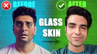 The REALITY Of Glass Skin for Indians! 😱 Korean Flawless Skin Care 2024 | The Gabru Life