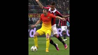 Andres iniesta against ac Milan