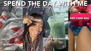 SPEND THE DAY WITH ME🩷 | leaving my toxic job, becoming a matcha girl, self care day, etc🩷