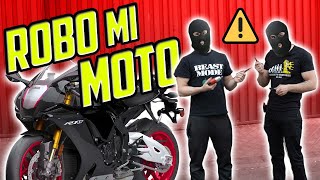 ROBO MI PROPIA MOTO 😈 | Probando alarmas y localizadores