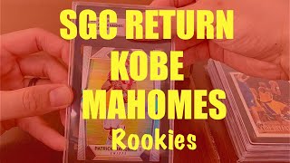 SPORTS CARDS GRADING REVEAL | SGC RETURN | KOBE BRYANT AND PATRICK MAHOMES ROOKIE CARD INVESTMENTS