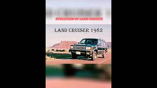 EVOLUTION OF TOYOTA LAND CRUISER IN 10 SEC 😶‍🌫️🔥🔥//#landcruiser #carenthusiast