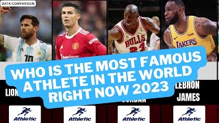 Who Is The Most Famous Athlete In The World Right Now 2023 | Data Comparison