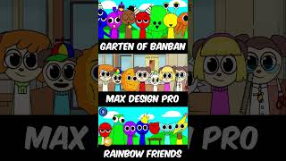 Incredibox Sprunki - Garten of Banban Vs MaxDesignPro Vs Rainlow Friends #incredibox #sprunki