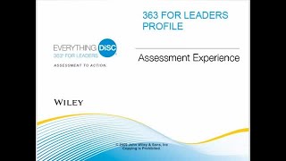 2. Everything DiSC 363 for Leaders: The Assessment