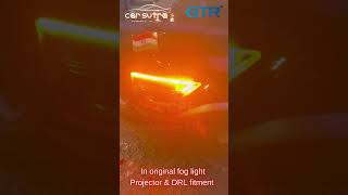 🔴 GTR LED Foglight Projector Lamp 🔥 for Hyundai Alcazar 🚗 | Lighting Solutions by CarSutra 🤩