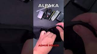 ALPAKA ADMIN POUCH #alpakagear #adminpouch #travelgear #techgear #edc