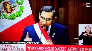 PRESIDENTE VIZCARRA ANUNCIA ADELANTO DE ELECCIÓN