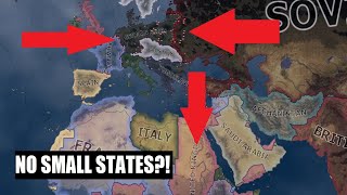 HOI4 Timelapse || What if there were no small states in 1936 || What will change ||