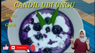 CARA MEMBUAT CANDIL UBI UNGU