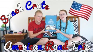 Trying snacks from the USA! | American road trip