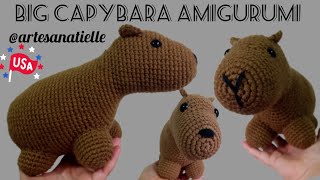 Crochet Capybara Amigurumi (BIG!)