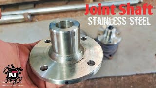 Plendes Stainless Steel Perahu Nelayan || How To Make Joint Shaft Fishing Boat Engine