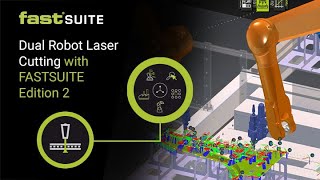 Dual Robot Laser Cutting with FASTSUITE Edition 2