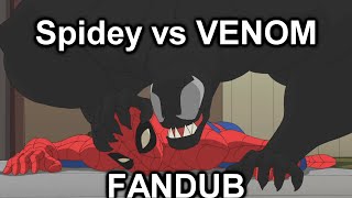 Spidey and Venom's First Encounter l FanDub