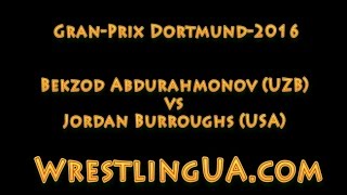 Бекзод Абдурахмонов - Джордан Барроуз | Bekzod Abdurahmonov - Jordan Burroughs Dortmund-2016