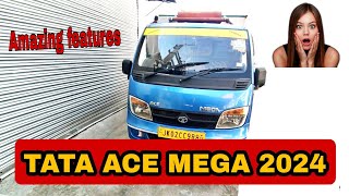 Tata ace mega 2024 full review video | tata Ace mega price and features