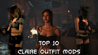 Top 10 Claire Redfield Outfit Mods | Resident Evil 2 Remake