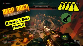 Deep Rock Galactic Hazard 4 Boss Fights