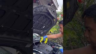 Dusting off my car #carmaintenance #carcare #shorts