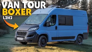 VAN TOUR Furgo Camper Peugeot BOXER (L2H2) - CIELO DE ESTRELLAS INTERIOR😱