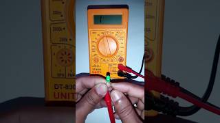 multimeter led light check #shorts #pbexperiment