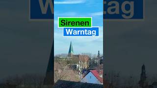 Sirenen 🚨 Warntag