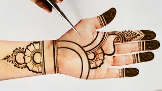 Diwali 2024 Easy Mehndi design| Simple Mehandi Design|Arabic mehndi design| Mehandi ka design-Mehndi