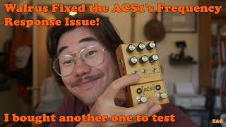 Walrus Fixed the ACS1 High Frequency Response with Firmware v2.0! | Discussion and Demo