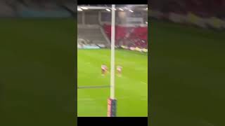 Moses Mbye Winning Drop Goal vs Salford #superleague #rugbyleague #saints #shortsfeed #short #shorts