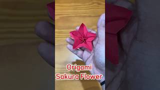 Origami Sakura Flower // Nível mediano #origami #dobradura #cherryblossom #japan #japao #sakura