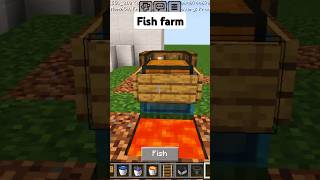 Fish farm in Minecraft PE