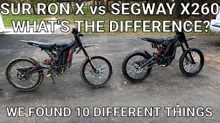 Sur Ron X vs Segway X260, What's The Difference?