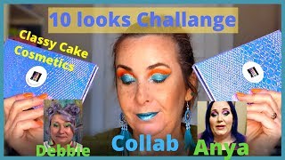 10 Makeup looks using Classy Cake Cosmetics Collab with Anya Stamper and Debbie Knoblauch