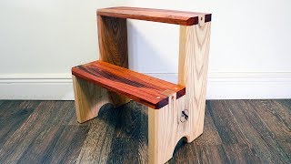 Basic Hardwood Step Stool