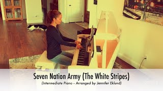 Seven Nation Army (The White Stripes) Piano Cover with Sheet Music (Intermediate - Full Song)