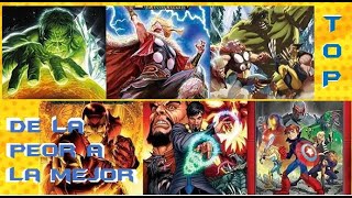 🟢 TOP MARVEL LIONSGATE - De la PEOR a la MEJOR